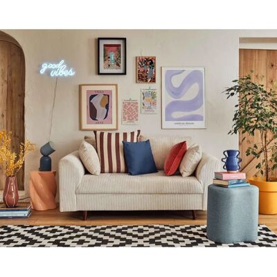 Lisa Design Rune - Canapé 2 places en velours - Style scandinave contemporain - Publicité Lisa Design Rune - Canapé 2 places en velours - Style scandinave contemporain - Publicité