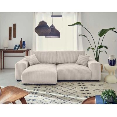 Lisa Design Garance - Canapé d’angle réversible - 4 places - Velours - Publicité Lisa Design Garance - Canapé d’angle réversible - 4 places - Velours - Publicité