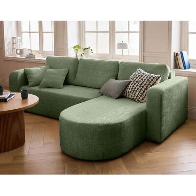 Best Mobilier Miro Canapé Convertible en Velours - 4 Places - Publicité Best Mobilier Miro Canapé Convertible en Velours - 4 Places - Publicité