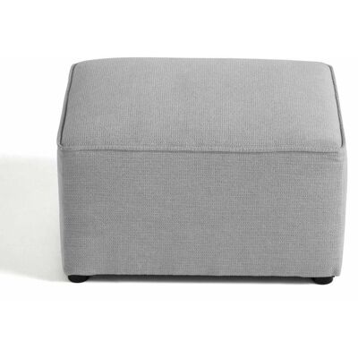 Best Mobilier Pouf - Tissu Texturé Gris Clair - Publicité Best Mobilier Pouf - Tissu Texturé Gris Clair - Publicité