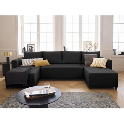 Canapé Convertible en U en Tissu Regala - 7 Places - Best Mobilier - Publicité Canapé Convertible en U en Tissu Regala - 7 Places - Best Mobilier - Publicité