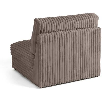 Canapé modulable Jasper de Lisa Design - Faux fourrure & velours, Taupe, 1 place - Publicité Canapé modulable Jasper de Lisa Design - Faux fourrure & velours, Taupe, 1 place - Publicité