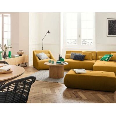 Canapé d'angle modulable Onyx Lisa Design - Jaune - 5 Places - Publicité Canapé d'angle modulable Onyx Lisa Design - Jaune - 5 Places - Publicité