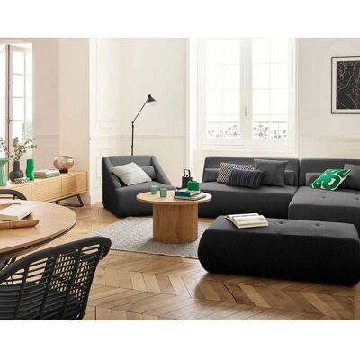 Canapé modulable d'angle en velours Onyx - 5 places Lisa Design - Publicité Canapé modulable d'angle en velours Onyx - 5 places Lisa Design - Publicité