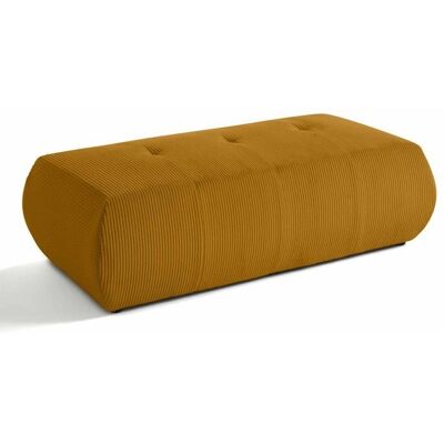 Pouf Velours Jaune Onyx Lisa Design - Salon Contemporain - Publicité Pouf Velours Jaune Onyx Lisa Design - Salon Contemporain - Publicité