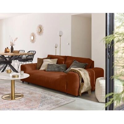 Canapé Velours Garance Lisa Design - 3 Places - Style Contemporain - Publicité Canapé Velours Garance Lisa Design - 3 Places - Style Contemporain - Publicité