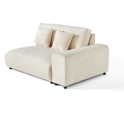 Best Mobilier 1829BEI Canapé Modular Velours Beige 2 Places - Canapé - Publicité Best Mobilier 1829BEI Canapé Modular Velours Beige 2 Places - Canapé - Publicité