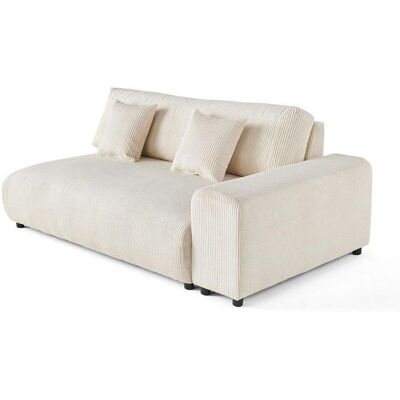 Lisa Design Garance Canapé Modulable en Velours Beige 3 Places - Module de Canapé - Publicité Lisa Design Garance Canapé Modulable en Velours Beige 3 Places - Module de Canapé - Publicité