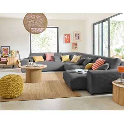 Canapé modulable d'angle Garance 8 places - Design contemporain - Publicité Canapé modulable d'angle Garance 8 places - Design contemporain - Publicité