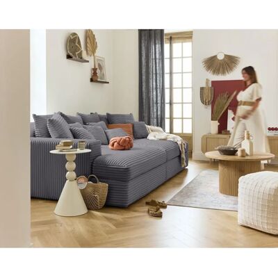 Canapé en Velours Profond Lisa Design - 3/4 Places, Style Contemporain - Publicité Canapé en Velours Profond Lisa Design - 3/4 Places, Style Contemporain - Publicité
