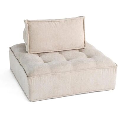 Module de canapé en velours beige Lisa Design Marisol - Module de Canapé - Publicité Module de canapé en velours beige Lisa Design Marisol - Module de Canapé - Publicité