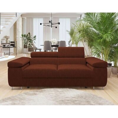 Best Mobilier Pablo Canapé Velours Côtelé 2 Places - Style Contemporain - Publicité Best Mobilier Pablo Canapé Velours Côtelé 2 Places - Style Contemporain - Publicité