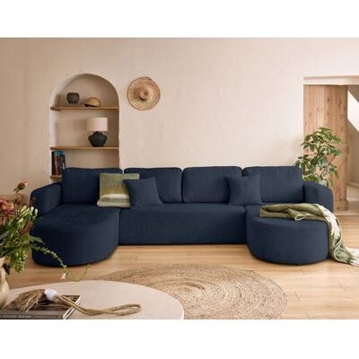 Canapé en U Velours Convertible - 7 Places - Best Mobilier - Publicité Canapé en U Velours Convertible - 7 Places - Best Mobilier - Publicité