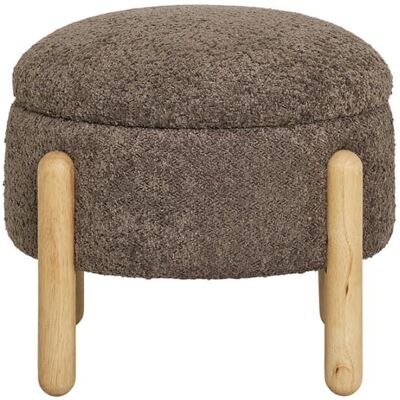 Lisa Design Rosie Pouf - Ottoman rond avec rangement - Publicité Lisa Design Rosie Pouf - Ottoman rond avec rangement - Publicité