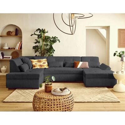 Best Mobilier 2499GF Canapé Gris - Canapé - Publicité Best Mobilier 2499GF Canapé Gris - Canapé - Publicité