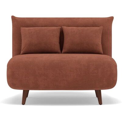 Best Mobilier - Lumi - Terracotta - Canapé-lit - Publicité Best Mobilier - Lumi - Terracotta - Canapé-lit - Publicité