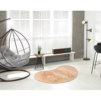 Joy - Lisa Design - Corail - Fausse fourrure - Tapis - Publicité Joy - Lisa Design - Corail - Fausse fourrure - Tapis - Publicité