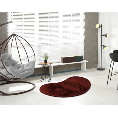 Joy - Faux Fur Rug - Rouge - 160x230 cm - Tapis - Publicité Joy - Faux Fur Rug - Rouge - 160x230 cm - Tapis - Publicité