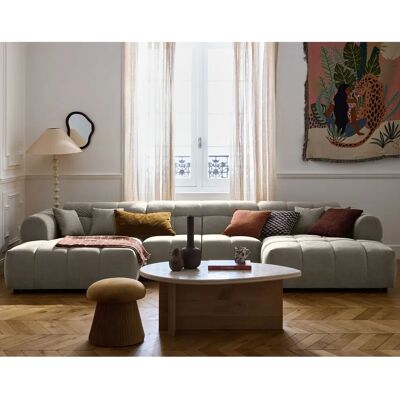 Best Mobilier 3023G canapé - En U, Gris - 7 places - Style moderne - Publicité Best Mobilier 3023G canapé - En U, Gris - 7 places - Style moderne - Publicité