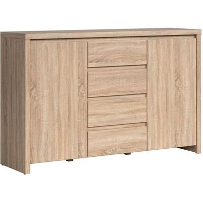 PETITS-MEUBLES Soren Chêne Clair Buffet - Sideboard - Publicité PETITS-MEUBLES Soren Chêne Clair Buffet - Sideboard - Publicité