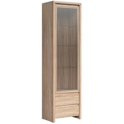 PETITS-MEUBLES Soren Armario de madera con puertas de cristal y cajones PETITS-MEUBLES Soren Armario de madera con puertas de cristal y cajones