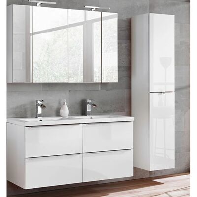 Conjunto de Baño con Doble Lavabo Petits-meubles - 120cm Blanco Conjunto de Baño con Doble Lavabo Petits-meubles - 120cm Blanco