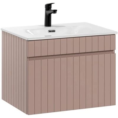 Meuble de salle de bain Zelie en céramique blanc mural - Meuble de salle de bain - Publicité Meuble de salle de bain Zelie en céramique blanc mural - Meuble de salle de bain - Publicité