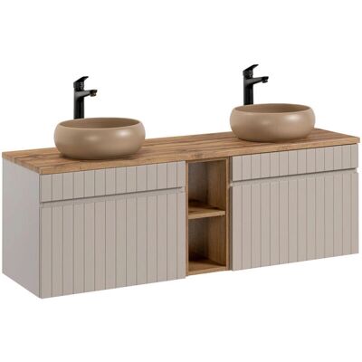 PETITS-MEUBLES Zelie Cachemira 140cm Mueble de baño - Vanity PETITS-MEUBLES Zelie Cachemira 140cm Mueble de baño - Vanity