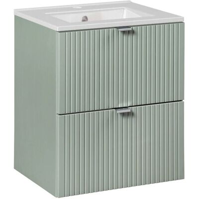PETITS-MEUBLES Armoire de salle de bain Jade Verte - 50cm - Publicité PETITS-MEUBLES Armoire de salle de bain Jade Verte - 50cm - Publicité