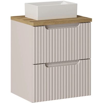 PETITS-MEUBLES Riva Cachemira Mueble lavabo 50cm 2 cajones - Muebles de baño PETITS-MEUBLES Riva Cachemira Mueble lavabo 50cm 2 cajones - Muebles de baño