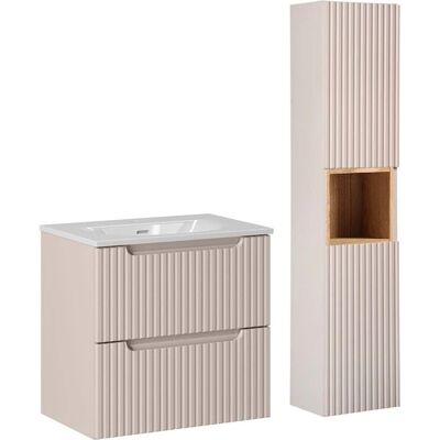 Ensemble de meubles de salle de bain PETITS-MEUBLES - 60cm, Cachemira, Bois - Publicité Ensemble de meubles de salle de bain PETITS-MEUBLES - 60cm, Cachemira, Bois - Publicité