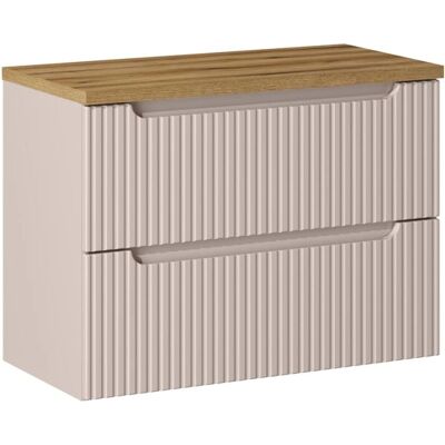 Meuble de salle de bain suspendu 80cm avec 2 tiroirs - Meubles PETITS-MEUBLES - Publicité Meuble de salle de bain suspendu 80cm avec 2 tiroirs - Meubles PETITS-MEUBLES - Publicité