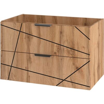 PETITS-MEUBLES Mobile lavabo effetto rovere 80cm - Mobile bagno PETITS-MEUBLES Mobile lavabo effetto rovere 80cm - Mobile bagno
