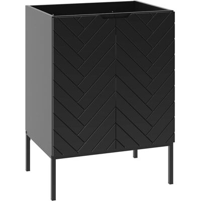 Tavolino Daria 60cm nero con gambe Petits Meubles Tavolino Daria 60cm nero con gambe Petits Meubles