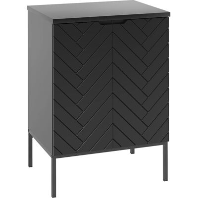 Armadio bagno Petits Meubles Daria Black 60cm - Lavabo Incluso Armadio bagno Petits Meubles Daria Black 60cm - Lavabo Incluso
