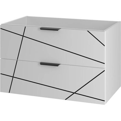 PETITS-MEUBLES Teren 80cm Mueble de baño Blanco - Muebles de baño PETITS-MEUBLES Teren 80cm Mueble de baño Blanco - Muebles de baño