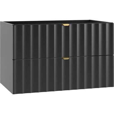 PETITS-MEUBLES Lexa Mobile lavabo nero a parete - Mobile bagno PETITS-MEUBLES Lexa Mobile lavabo nero a parete - Mobile bagno
