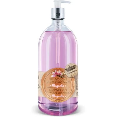 Les Petits Bains de Provence Surgras Magnolia Flüssigseife - Flüssigseife Les Petits Bains de Provence Surgras Magnolia Flüssigseife - Flüssigseife