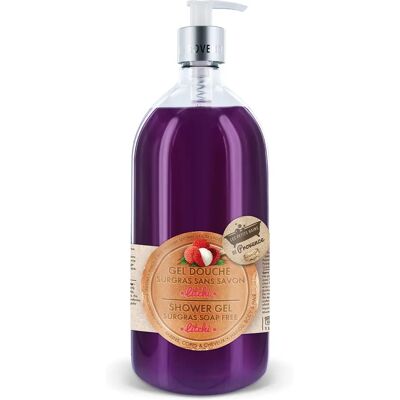 Gel Douche Surgras Litchi Les Petits Bains de Provence - 1000ml - Publicité Gel Douche Surgras Litchi Les Petits Bains de Provence - 1000ml - Publicité