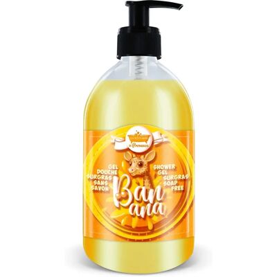 Les Petits Bains de Provence Gel Douche Banane - Peau Sensitive - 500ml - Publicité Les Petits Bains de Provence Gel Douche Banane - Peau Sensitive - 500ml - Publicité