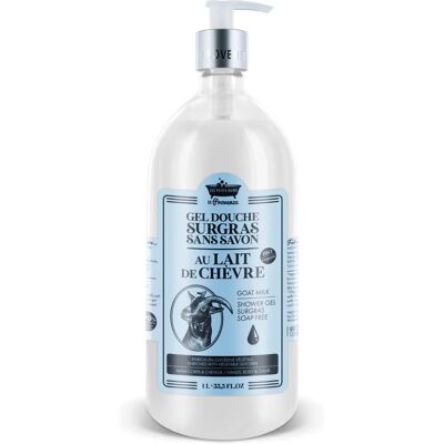 Les Petits Bains de Provence Gel Douche Lait de Chèvre 1L - Publicité Les Petits Bains de Provence Gel Douche Lait de Chèvre 1L - Publicité