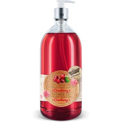Les Petits Bains de Provence Cranberry 1 L - Duschgel Les Petits Bains de Provence Cranberry 1 L - Duschgel