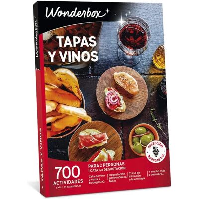 Wonderbox Caixa de Presente Tapas e Vinhos - Gourmet Wonderbox Caixa de Presente Tapas e Vinhos - Gourmet