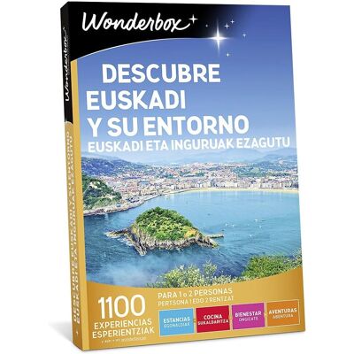 Wonderbox Descubre Euskadi y su entorno - Caja Regalo Wonderbox Descubre Euskadi y su entorno - Caja Regalo