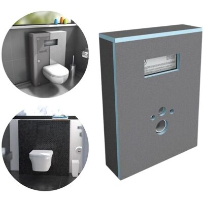 Revestimiento de marco de soporte Wedi I-Board - Panel de pared impermeable - Gris Revestimiento de marco de soporte Wedi I-Board - Panel de pared impermeable - Gris