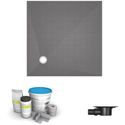 Plato de ducha enlosado Wedi Fondo Primo - 120x120cm Impermeable Plato de ducha enlosado Wedi Fondo Primo - 120x120cm Impermeable