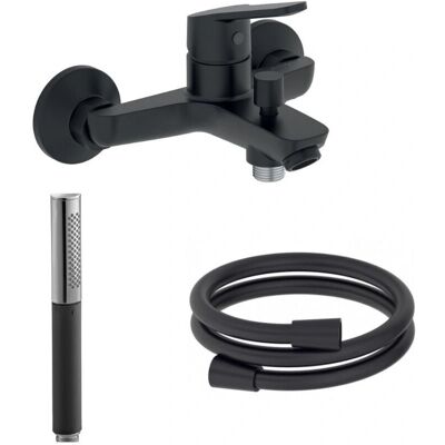 Conjunto de Ducha Jacob Delafon Aimé Negro - con Manguera Flexible Conjunto de Ducha Jacob Delafon Aimé Negro - con Manguera Flexible