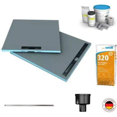 Plato de ducha Wedi Riolito Neo - Impermeable, Ligero, Personalizable Plato de ducha Wedi Riolito Neo - Impermeable, Ligero, Personalizable