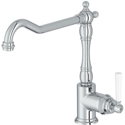 Mélangeur de Cuisine Jacob Delafon Cleo - Style Classique, Caño Haut, 8 l/min, Chrome - Publicité Mélangeur de Cuisine Jacob Delafon Cleo - Style Classique, Caño Haut, 8 l/min, Chrome - Publicité