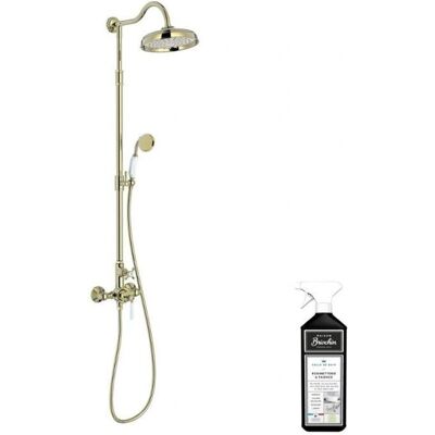 Columna de ducha Jacob Delafon Cléo 1889 oro beige - Estilo retro Columna de ducha Jacob Delafon Cléo 1889 oro beige - Estilo retro